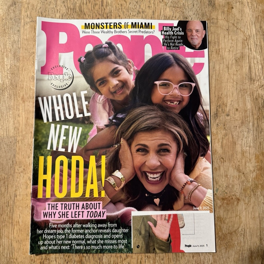 PEOPLE MAG 6/9/25 Hoda Kotb Cover Alexander‎ Bros Scandal